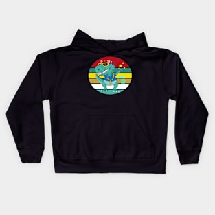 cartoon-dinosaur-dabbing Design -Gifts Kids Hoodie